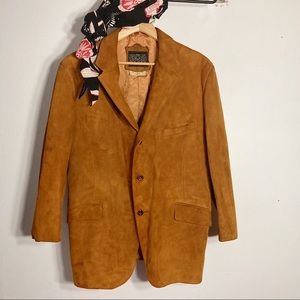 Vintage supple suede blazer
